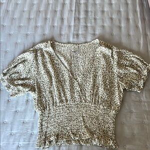 Floral Smocked Women's Top